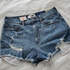 NWT Victoria's Secret high-waisted denim shorts